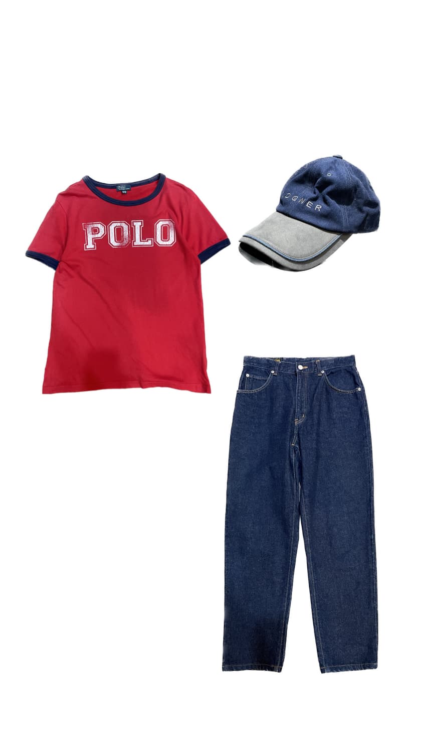 Vintage casual codi set 상품이미지1