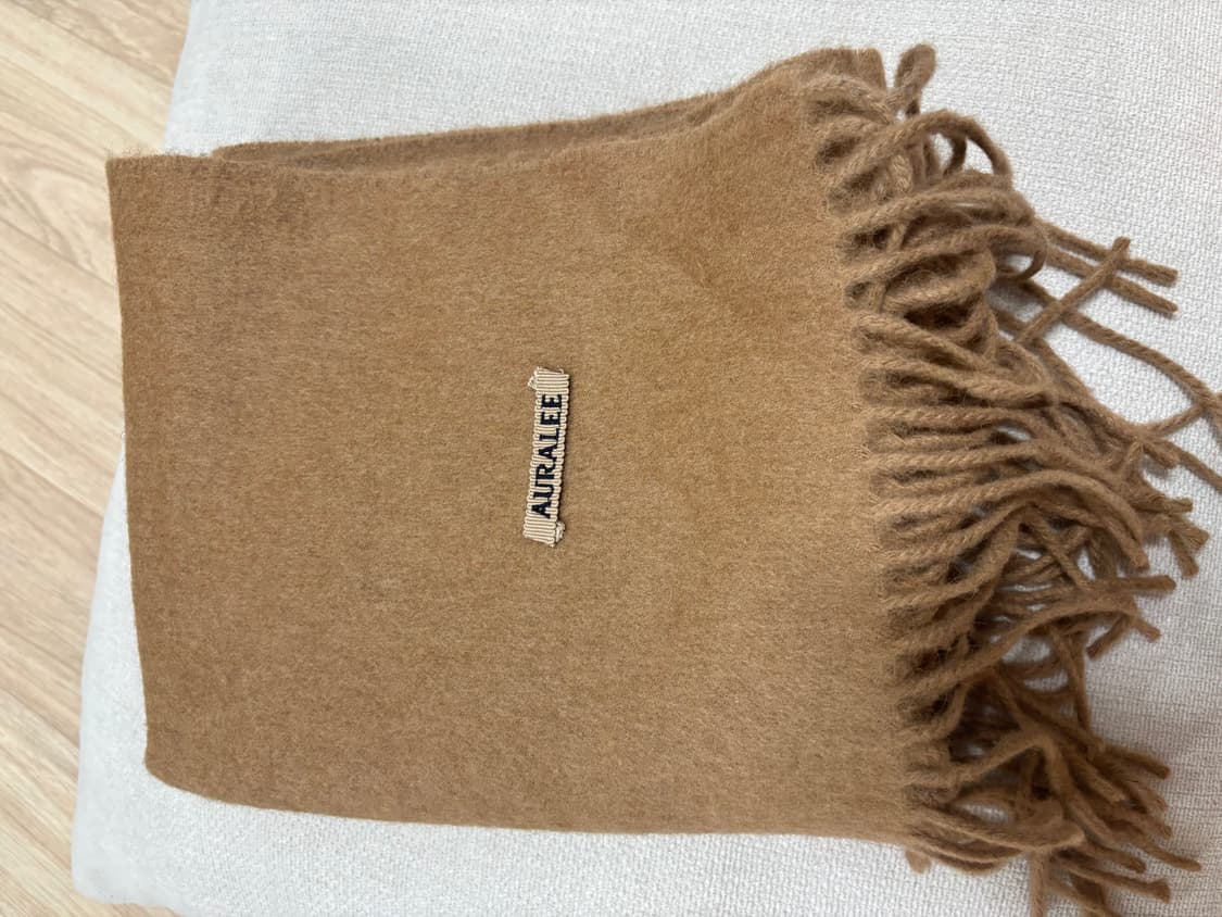 오라리 머플러 카멜색 상품이미지3