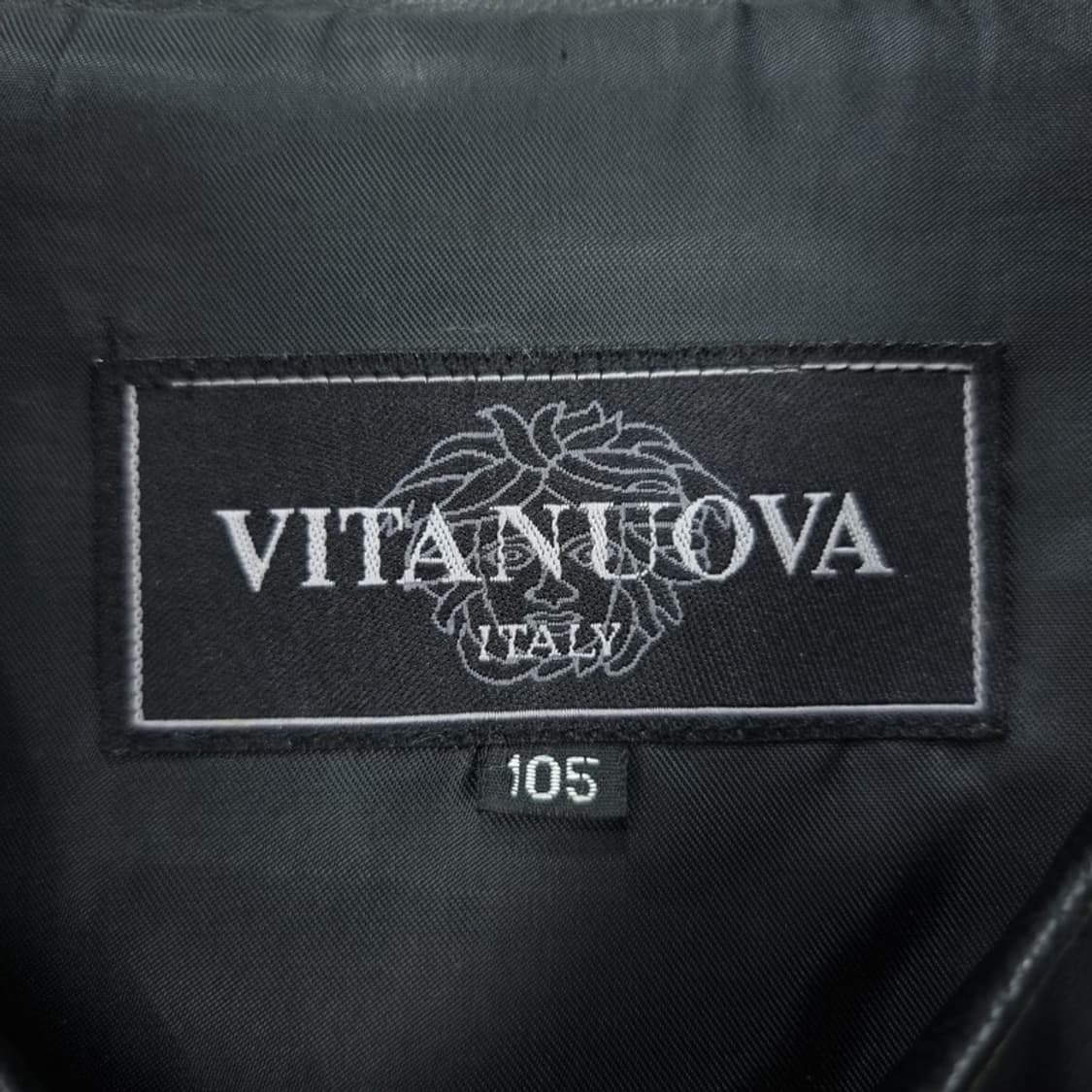 [빈티지] 리얼 쉽스킨 양가죽 집업 레더 자켓 블랙 M20085 상품이미지8