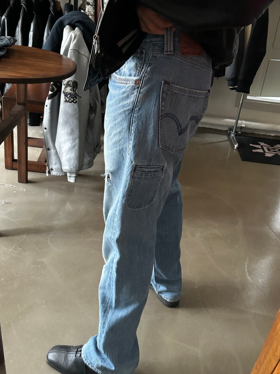 Levis 709 유틸리티 디테일 퍼플라이닝 데님 팬츠 상품이미지9