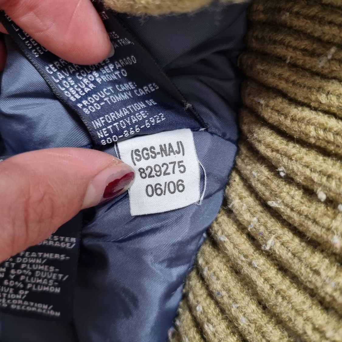 2006 타미힐피거 빅사이즈 코듀로이 자켓  상품이미지10