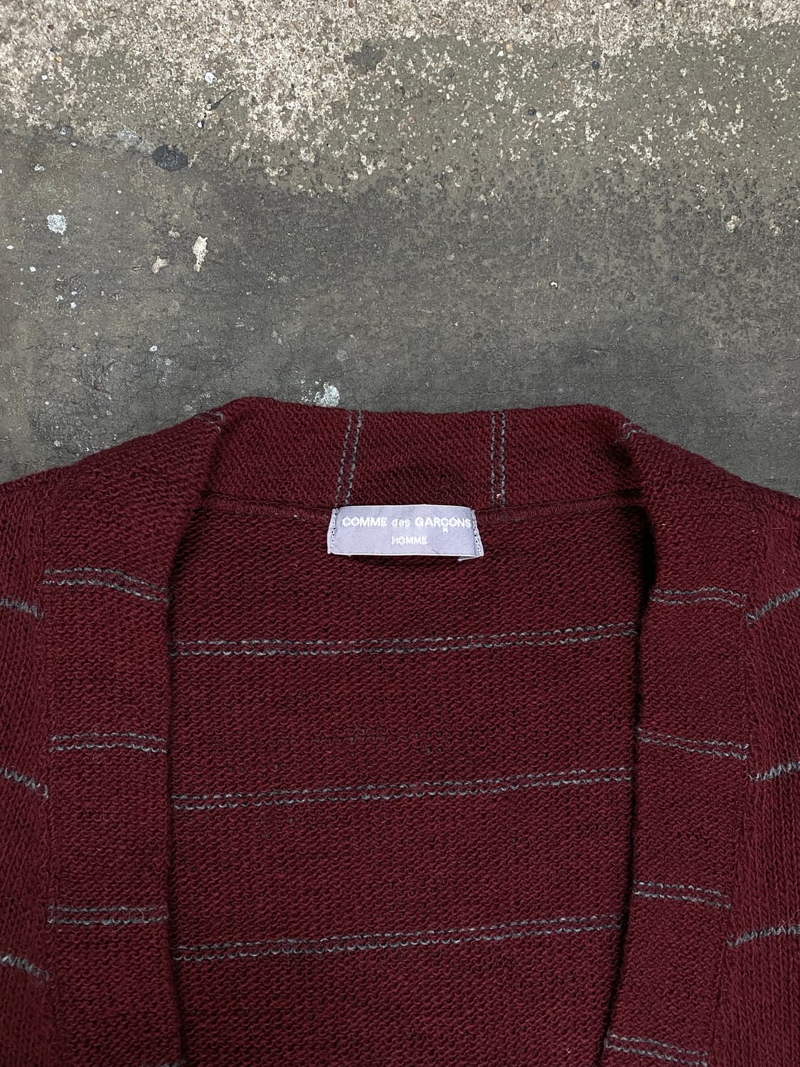 꼼데가르송 옴므 가디건 L Size 상품이미지3