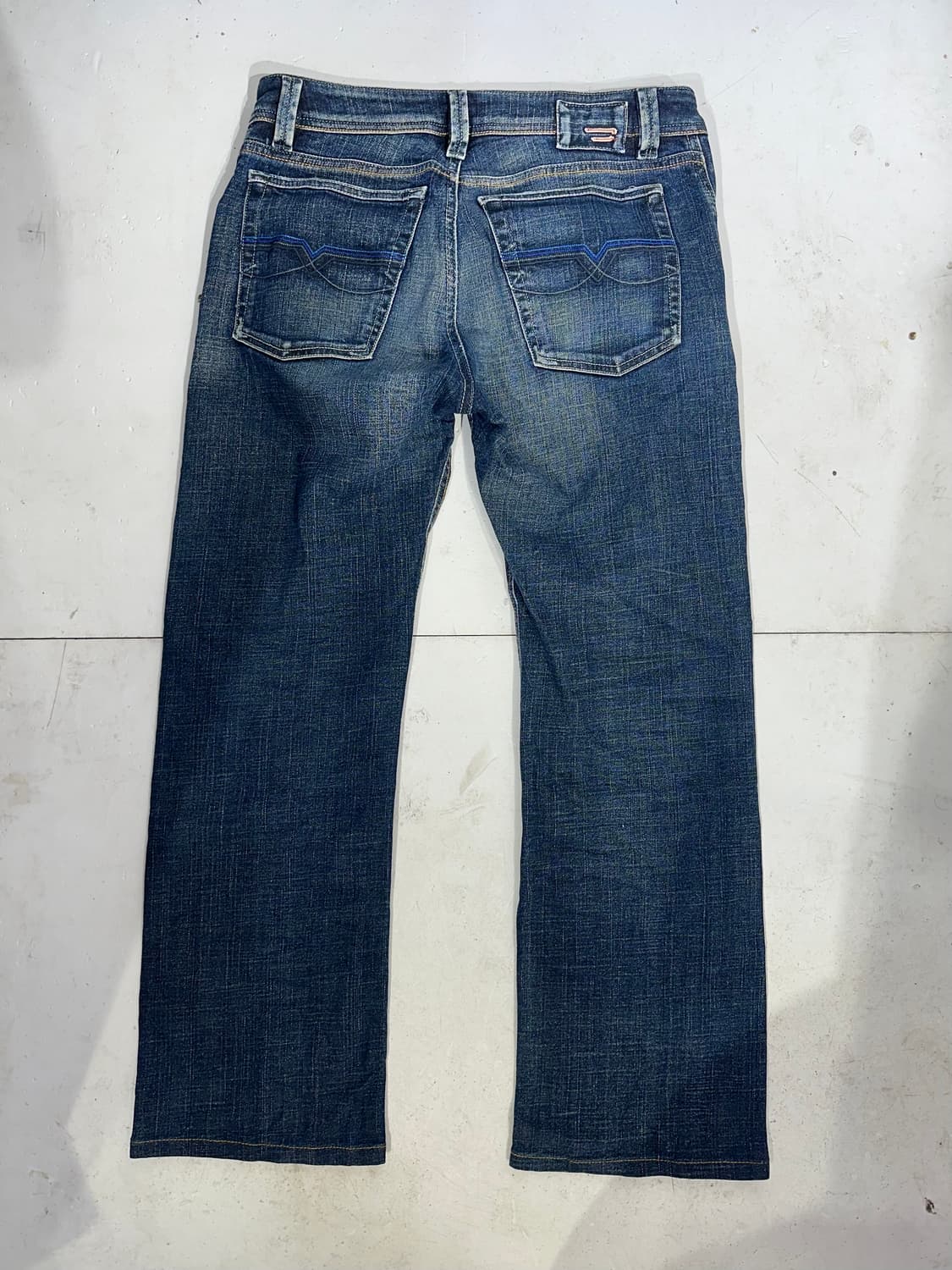 디젤 중청 와이드 데님 팬츠 29 상품이미지5