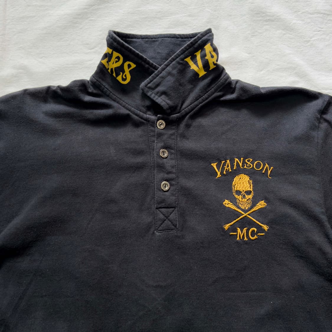 벤슨 레더 스컬 긴팔 티셔츠 상품이미지2