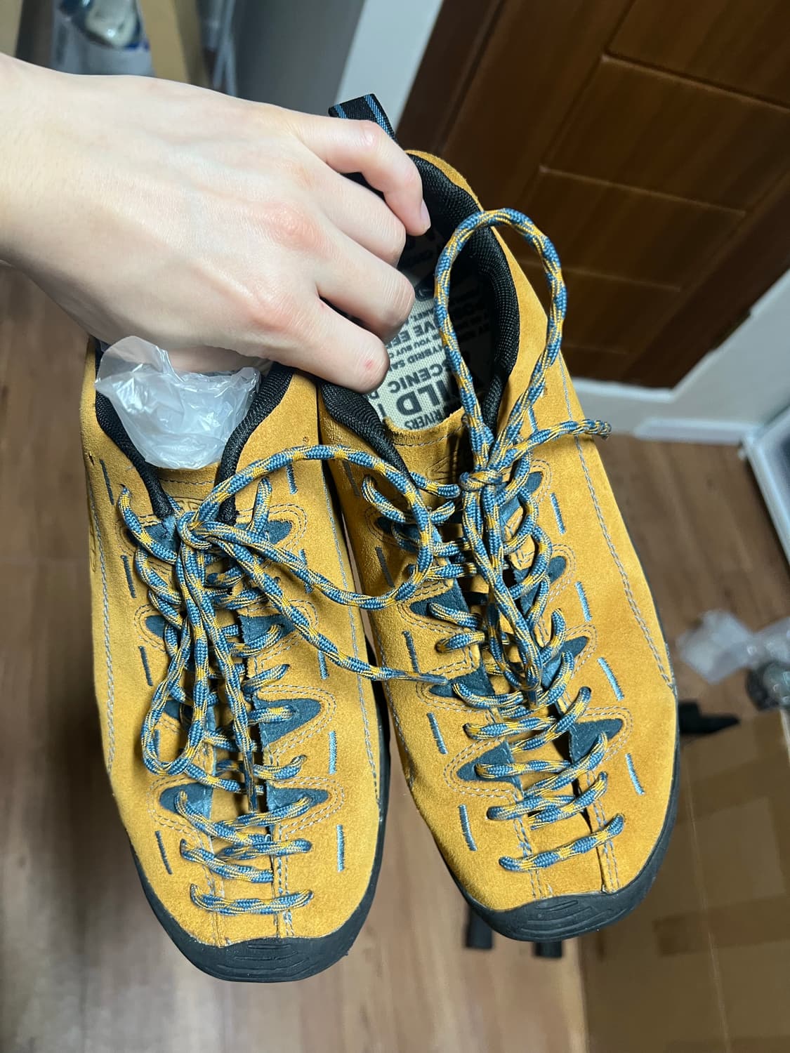 킨 재스퍼 스웨이드 스니커즈 카멜 275 판매 상품이미지2