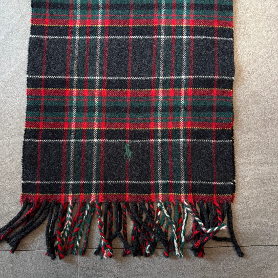 폴로 정품 이태리 생산 램스 울 머플러 상품이미지3