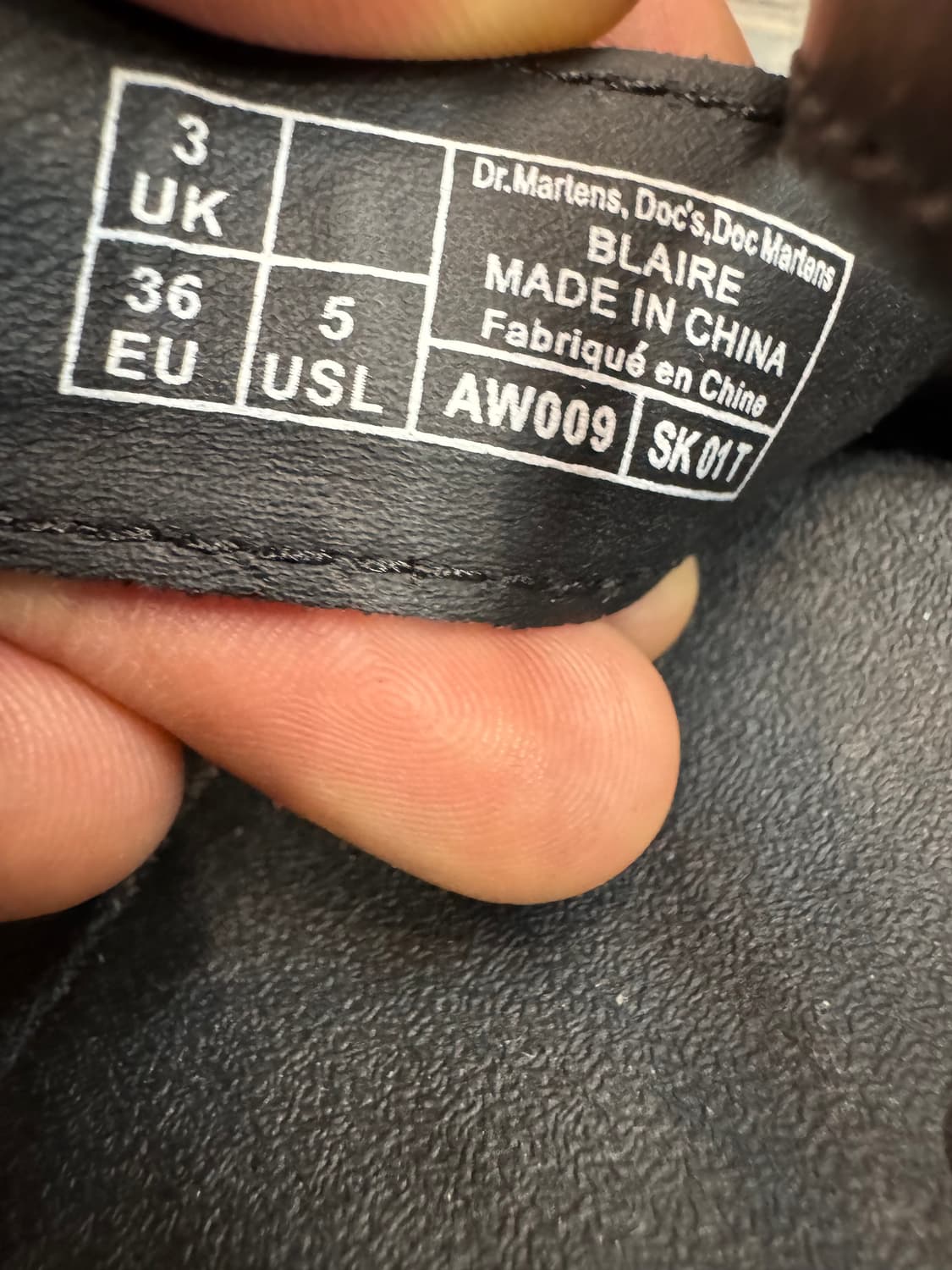 닥터마틴 블레어 블랙 샌들 UK3(225-230) 상품이미지7