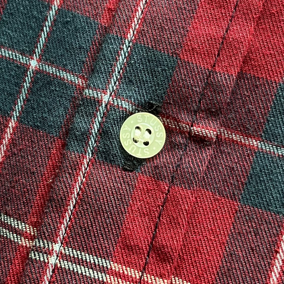 00s 올드 스투시 USA MADE 체크 셔츠 상품이미지6