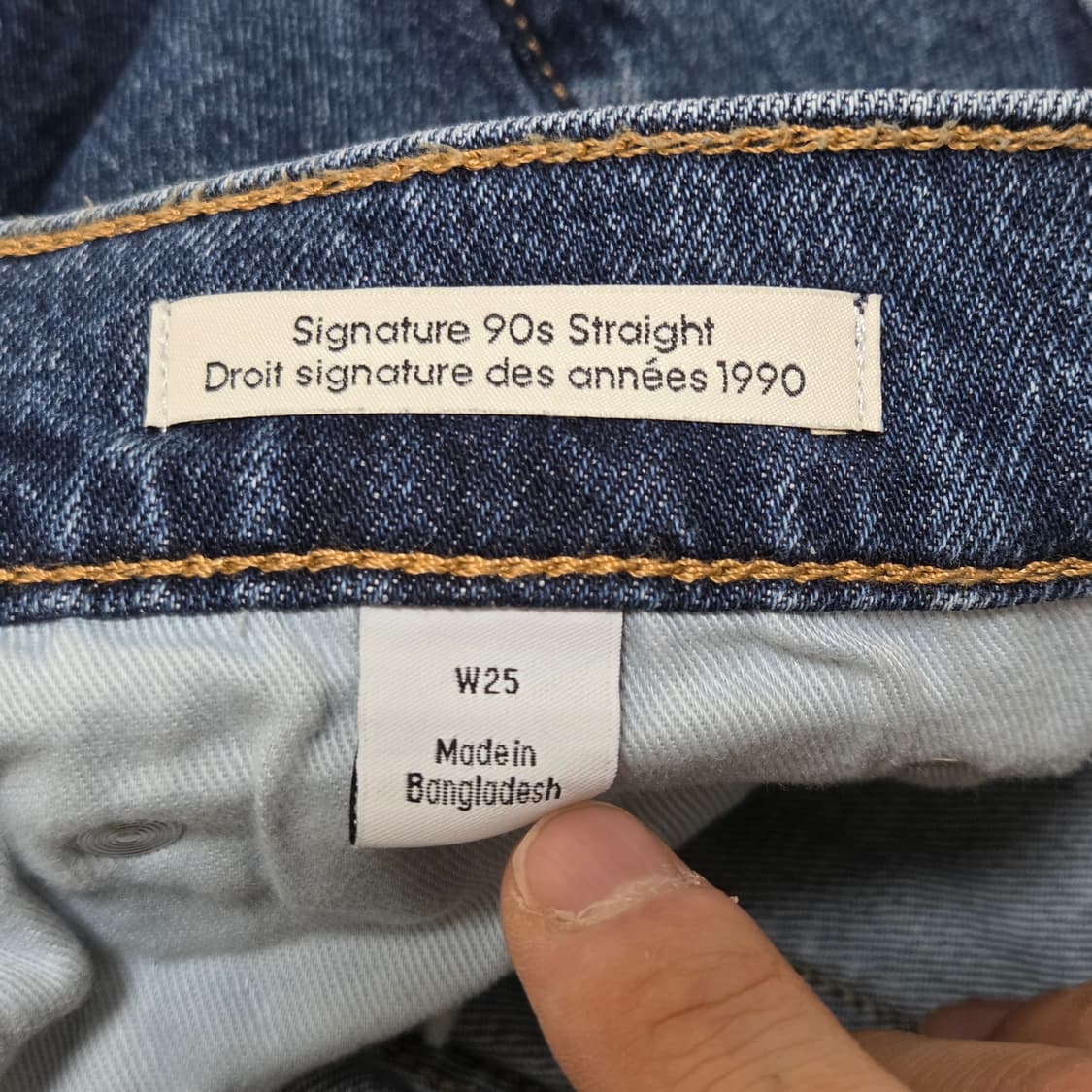 Calvin Klein 캘빈클라인 ck 시그니처 90's 스트레이트핏 데 상품이미지6