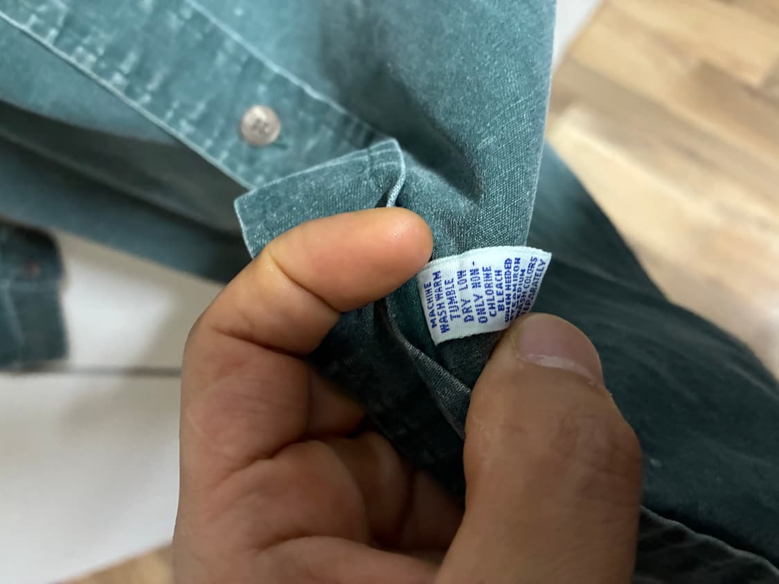 👕 [새상품] 폴로랄프로렌 피그먼트 그린 셔츠 XL/105 상품이미지4