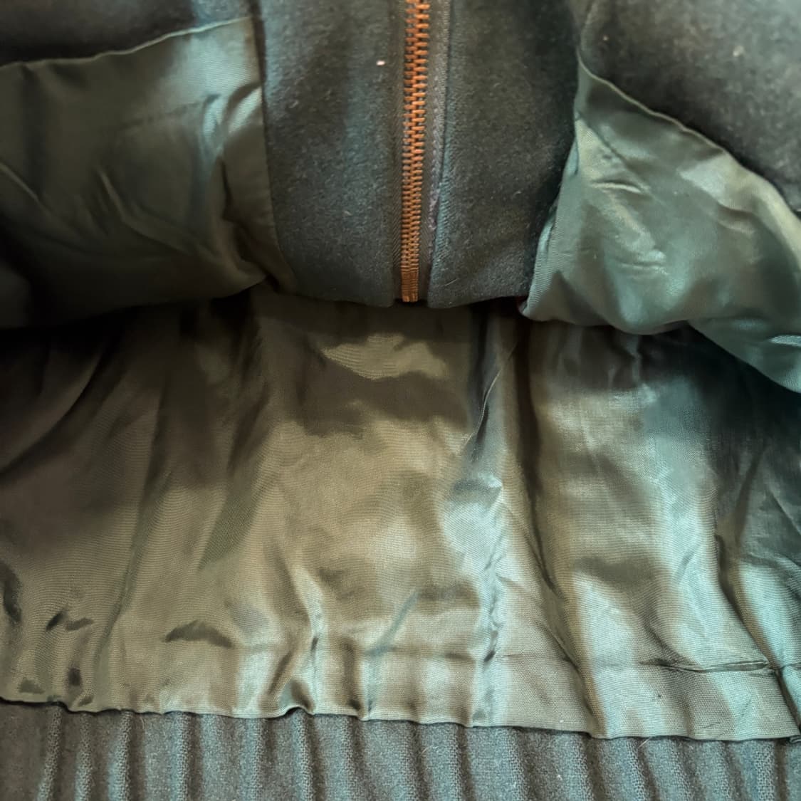 90s 90년대 미국 생산 펜들턴 그린 울 블루종 자켓 상품이미지6