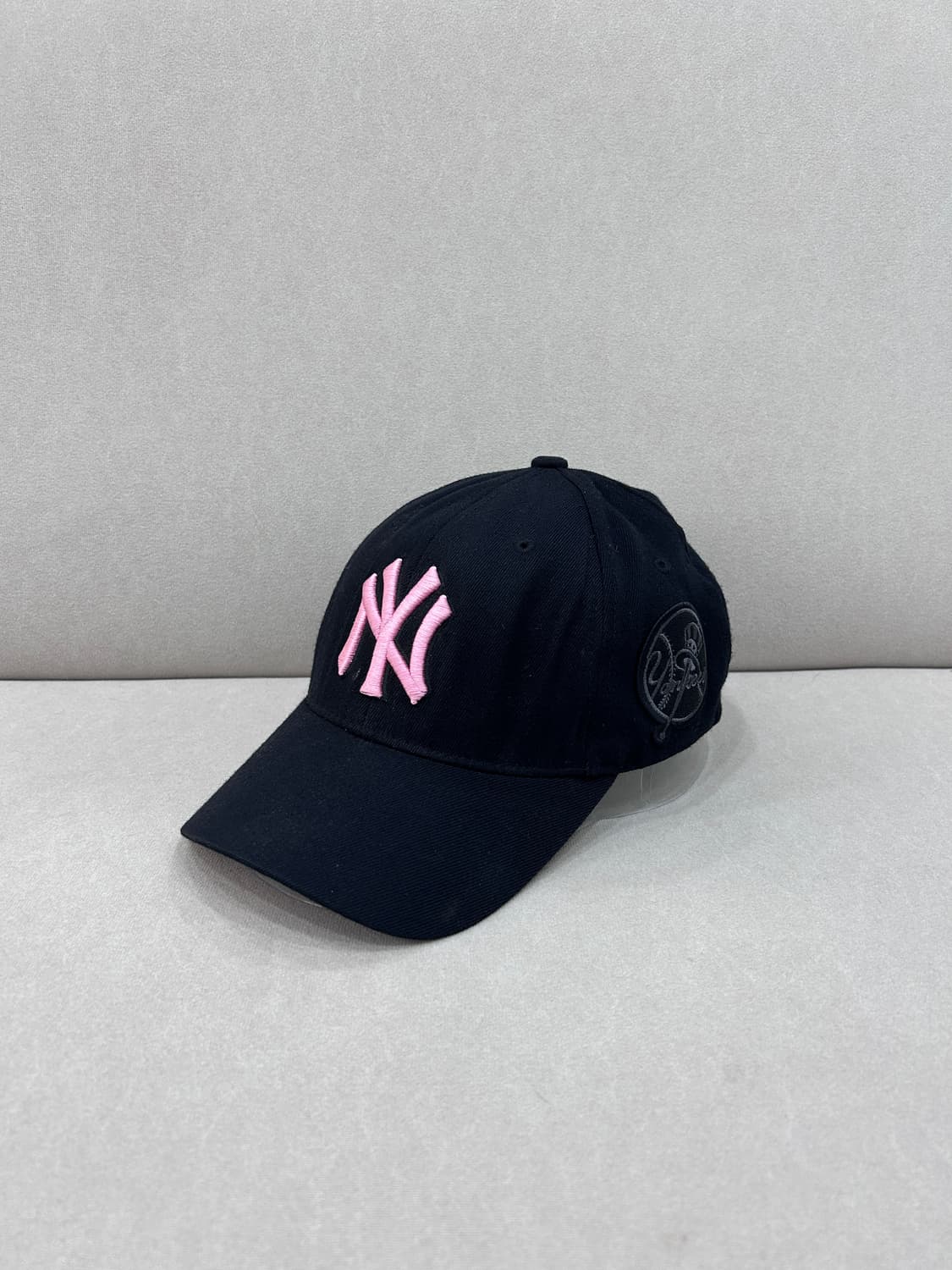 MLB 뉴욕 양키스 블랙 핑크 볼캡 야구 모자 xs-s 상품이미지1