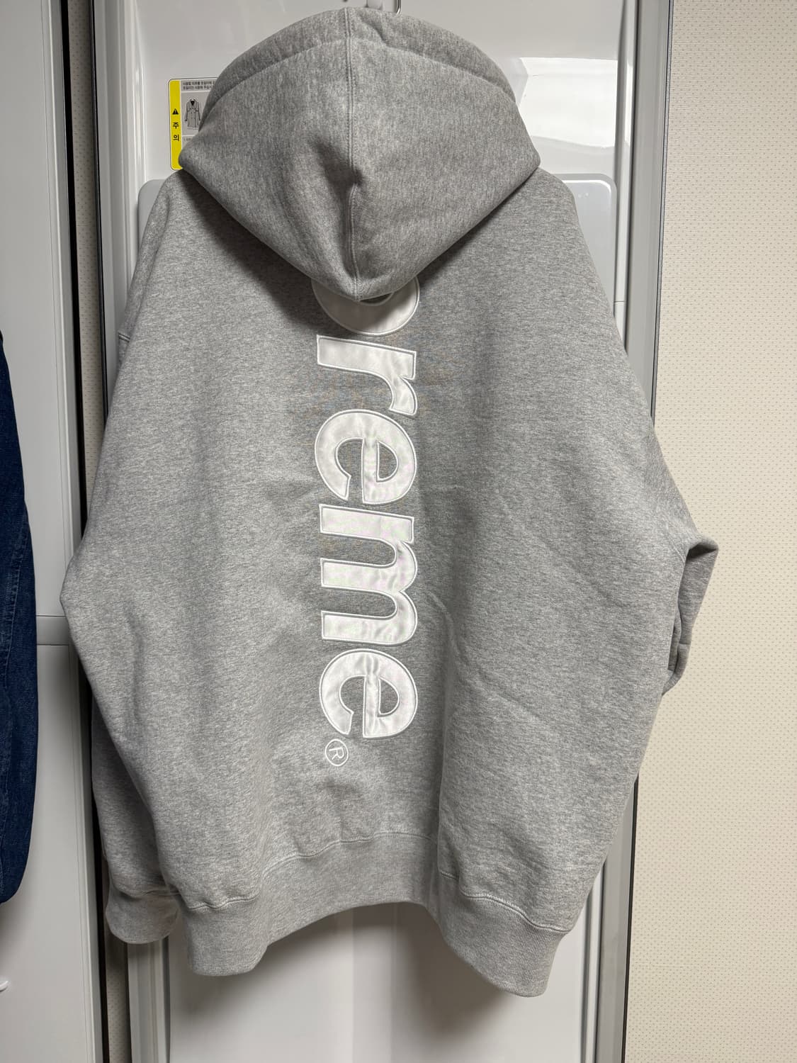 슈프림 사틴 후드  헤비그레이 24FW XL사이즈 슈프림 후드 상품이미지4