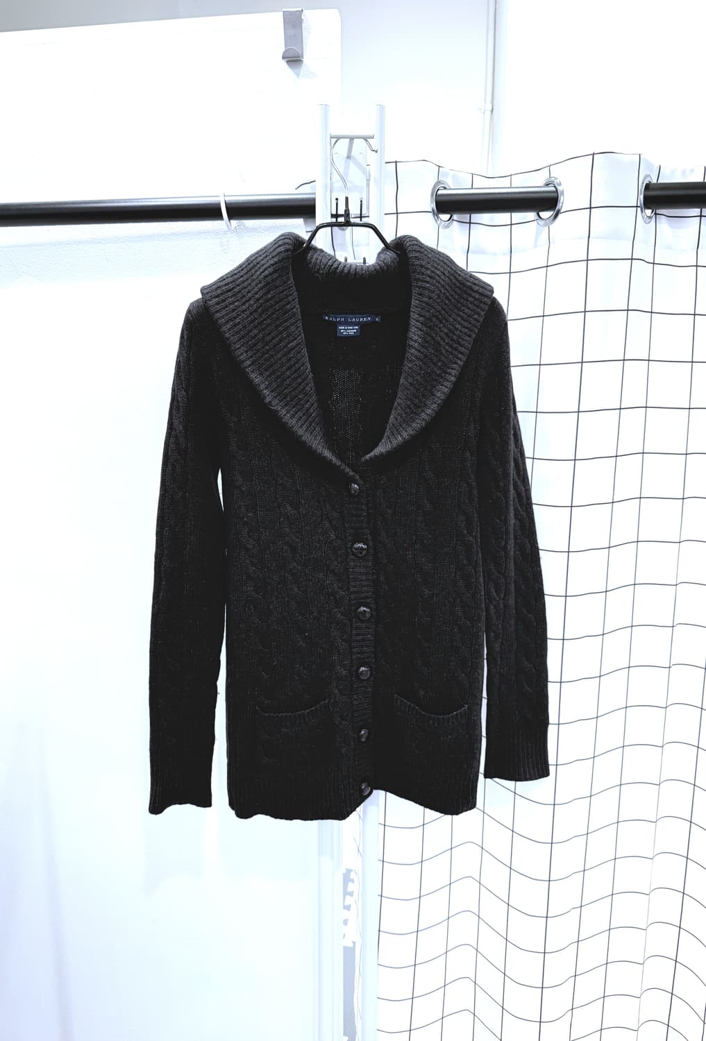 랄프로렌 여성 캐시미어 숄가디건 상품이미지1