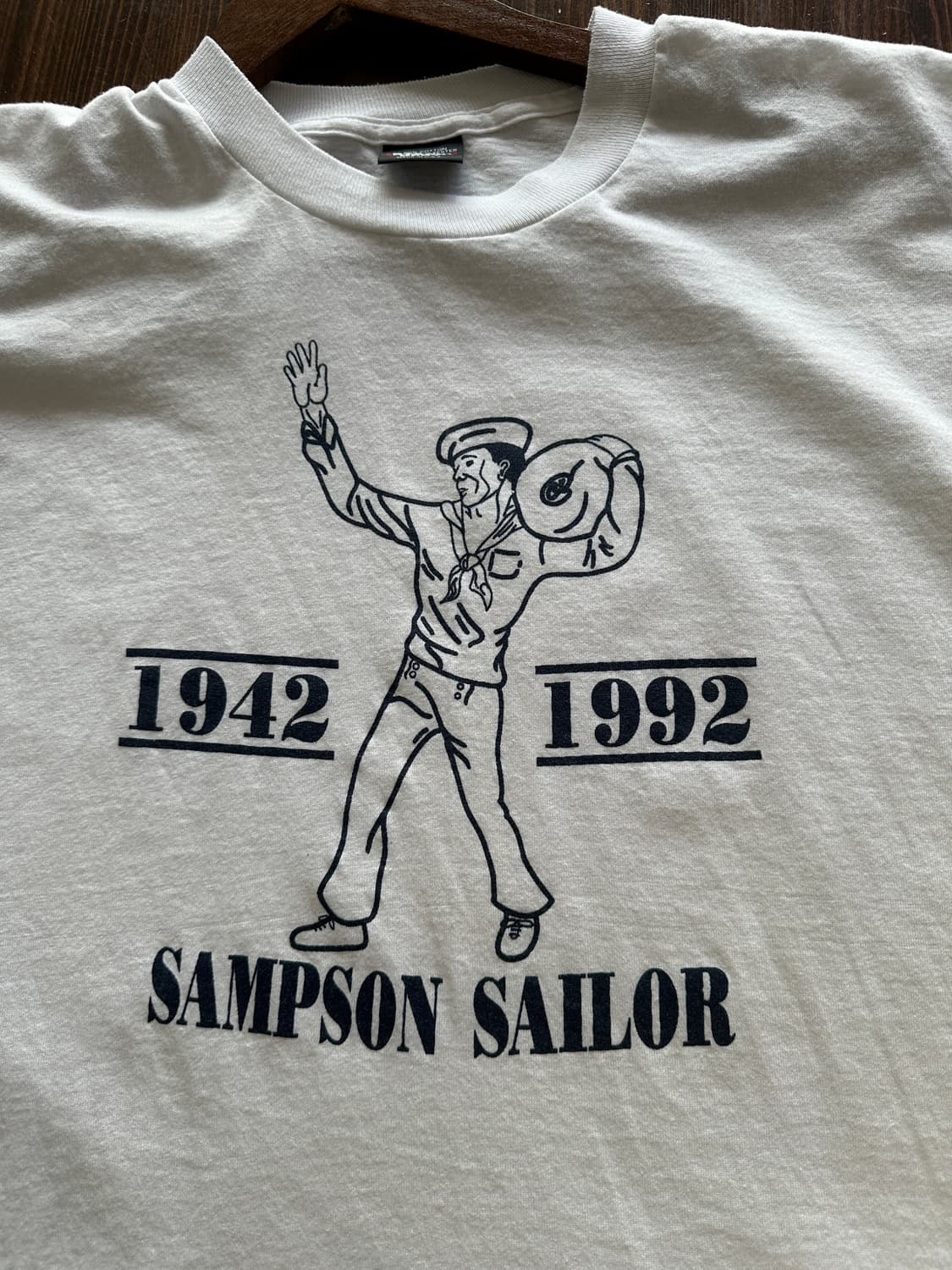 90s Samson Sailor 프린팅 티셔츠 상품이미지1