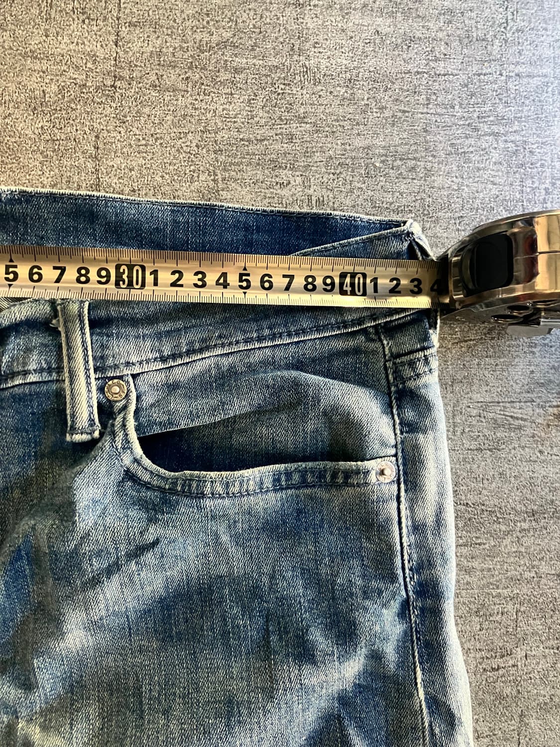 Levis 리바이스513 올드스쿨스트릿 워시드 데님팬츠 상품이미지3
