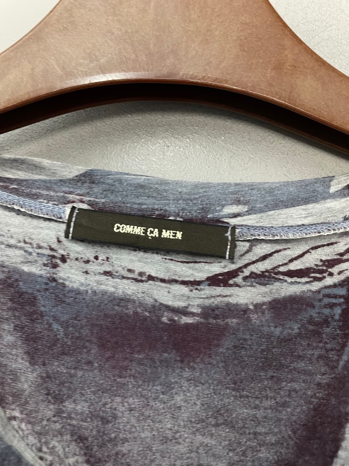 COMME CA MEN 빈티지 그래픽 반팔 H2804 상품이미지5