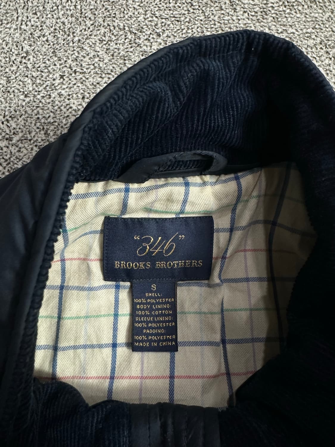 브룩스브라더스 퀼팅자켓 s 상품이미지3