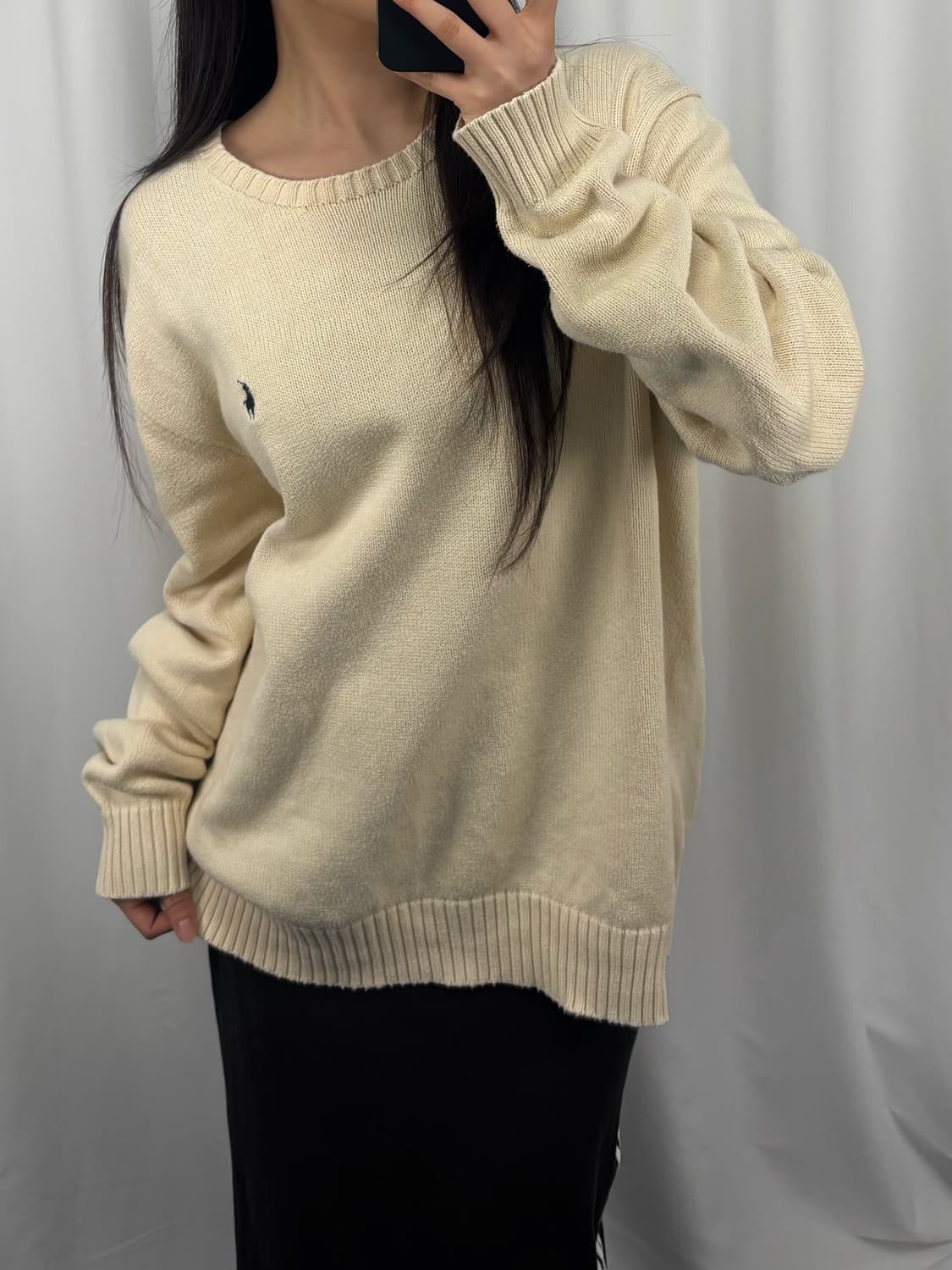 폴로 코튼 니트 상품이미지3