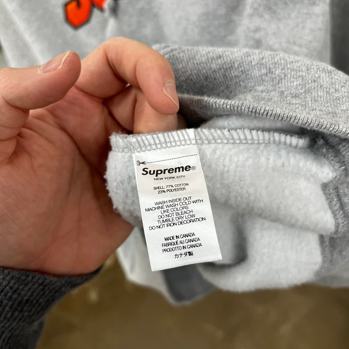 슈프림 그라디언트 스웻 후드 M  상품이미지7