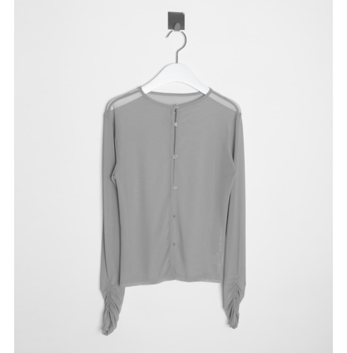 Woohwa Wrinkle Mesh Cardigan 상품이미지2