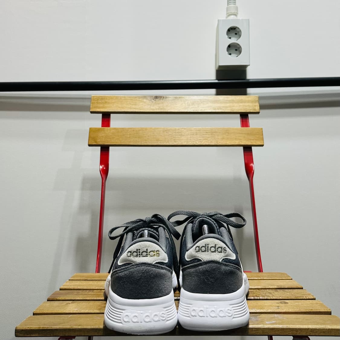 260) 아디다스 운동화 남성 남자 신발 Lite Racer 3.0그레이 상품이미지4