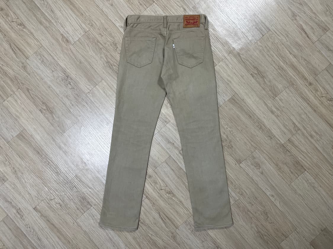 30) 리바이스 매장판 511 슬림핏 기모 베이지 데님팬츠(LVC&폴로) 상품이미지3