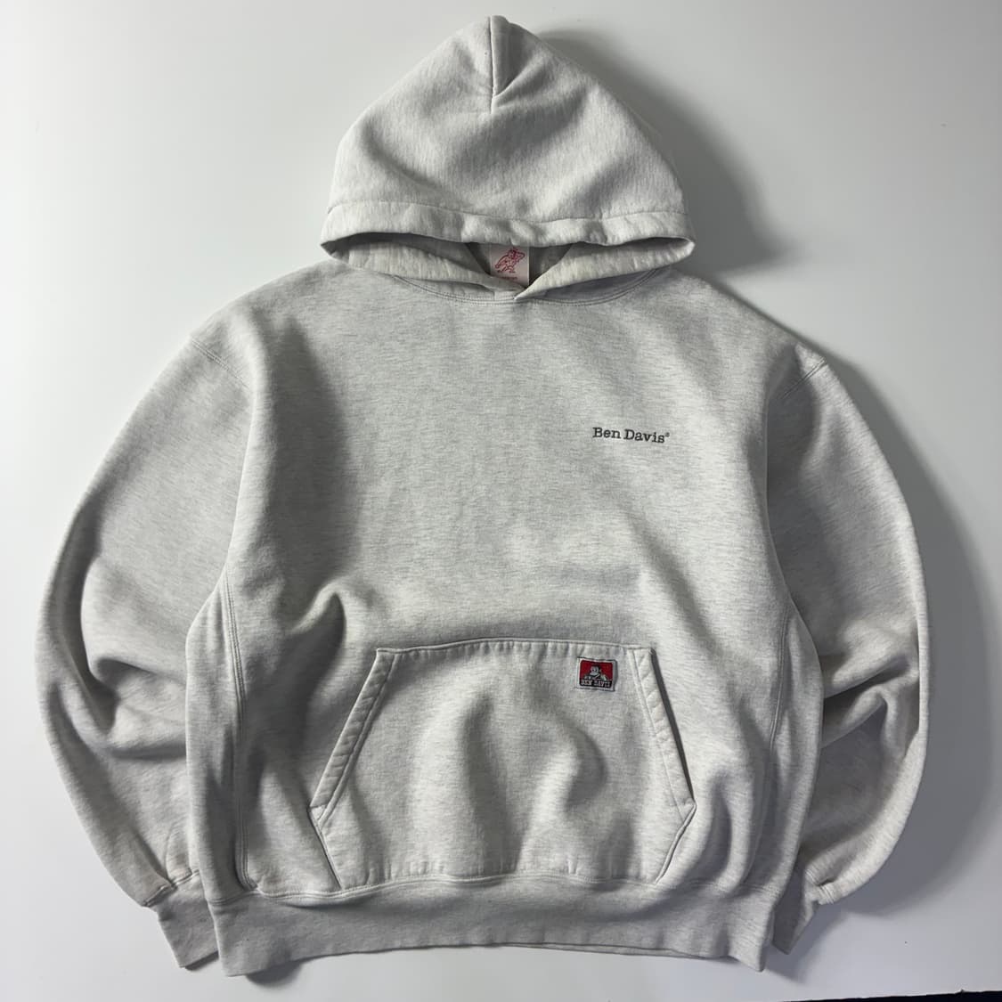 Ben davis  벤 데이비스 자수 코튼 그레이 후드티  상품이미지2