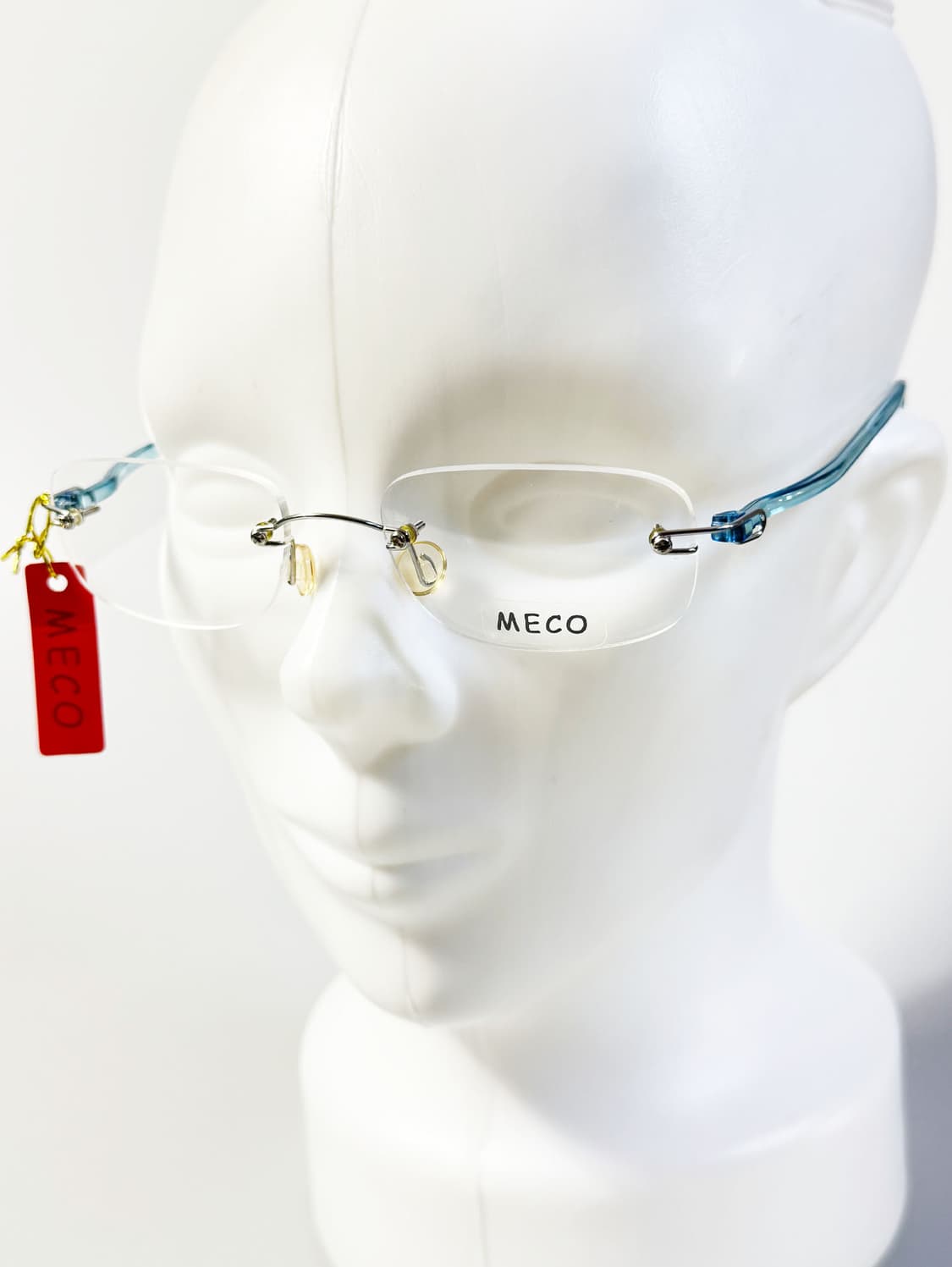 MECO 무테 스퀘어 프레임 빈티지 안경 상품이미지8