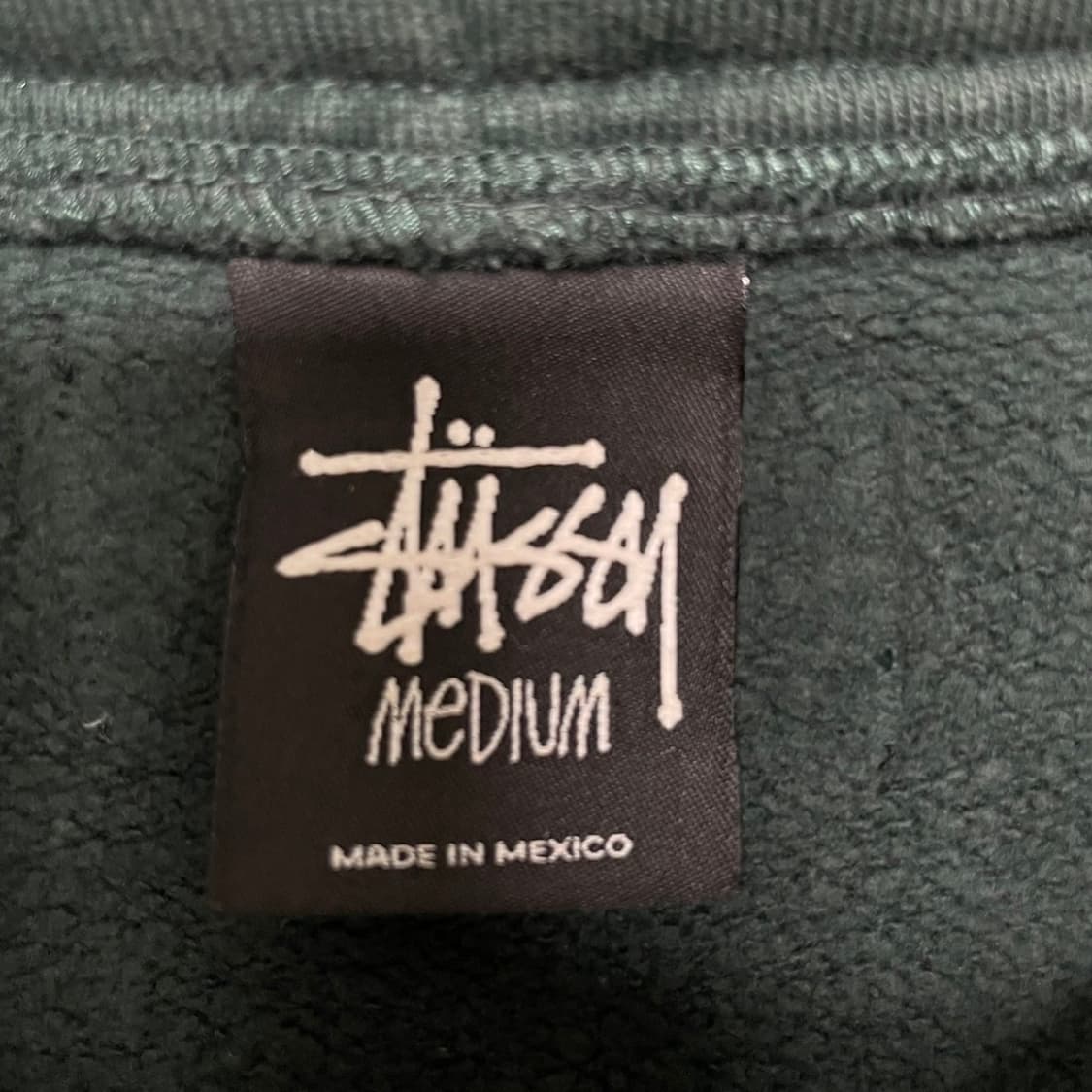 스투시 Stussy 월드투어 모노그램 후드티 다크그린 상품이미지4