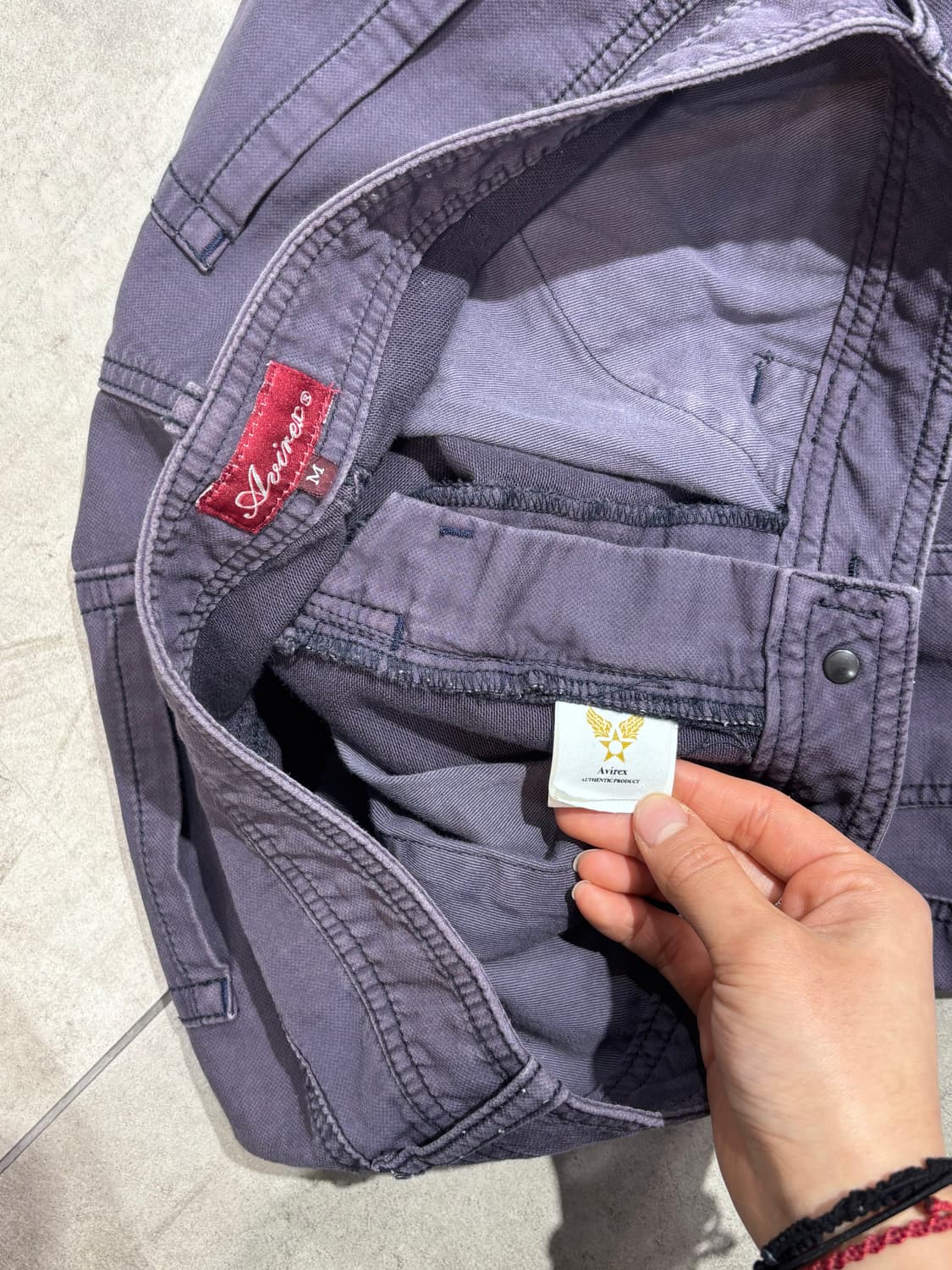 아비렉스 카고 바이커 팬츠 바지 상품이미지8