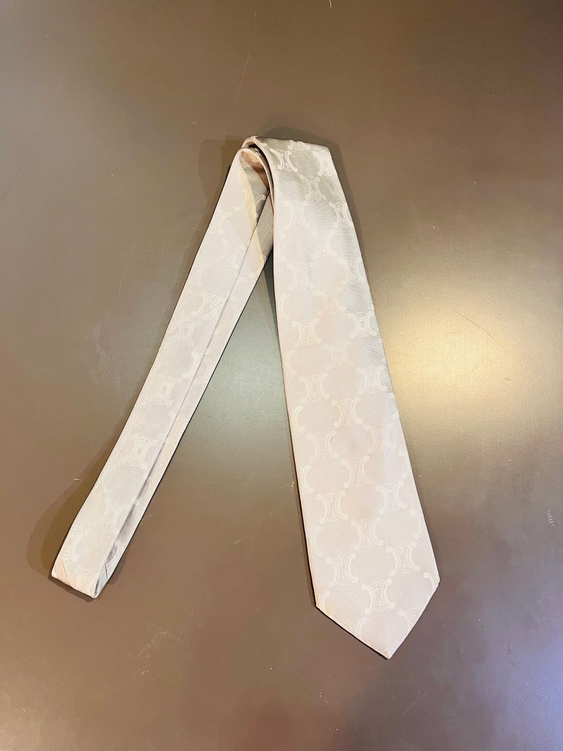 셀린느 트리오페 패턴 실크 넥타이 (이탈리아) 상품이미지4