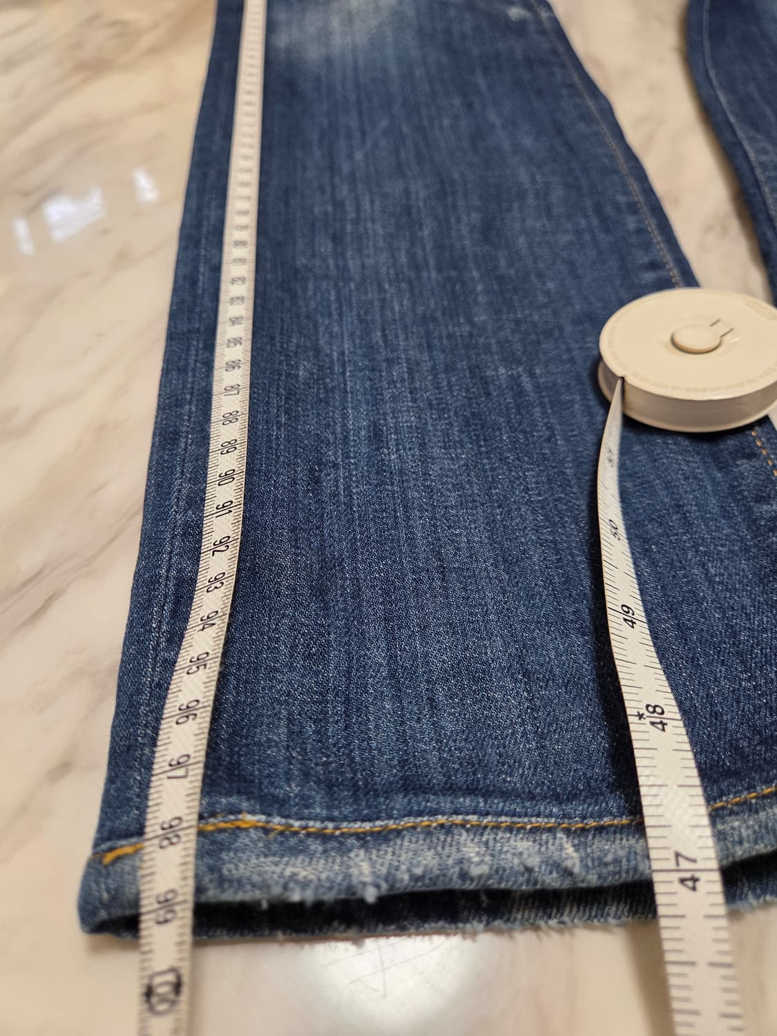 디스퀘어드 카우보이 가죽패치 데님팬츠 상품이미지7