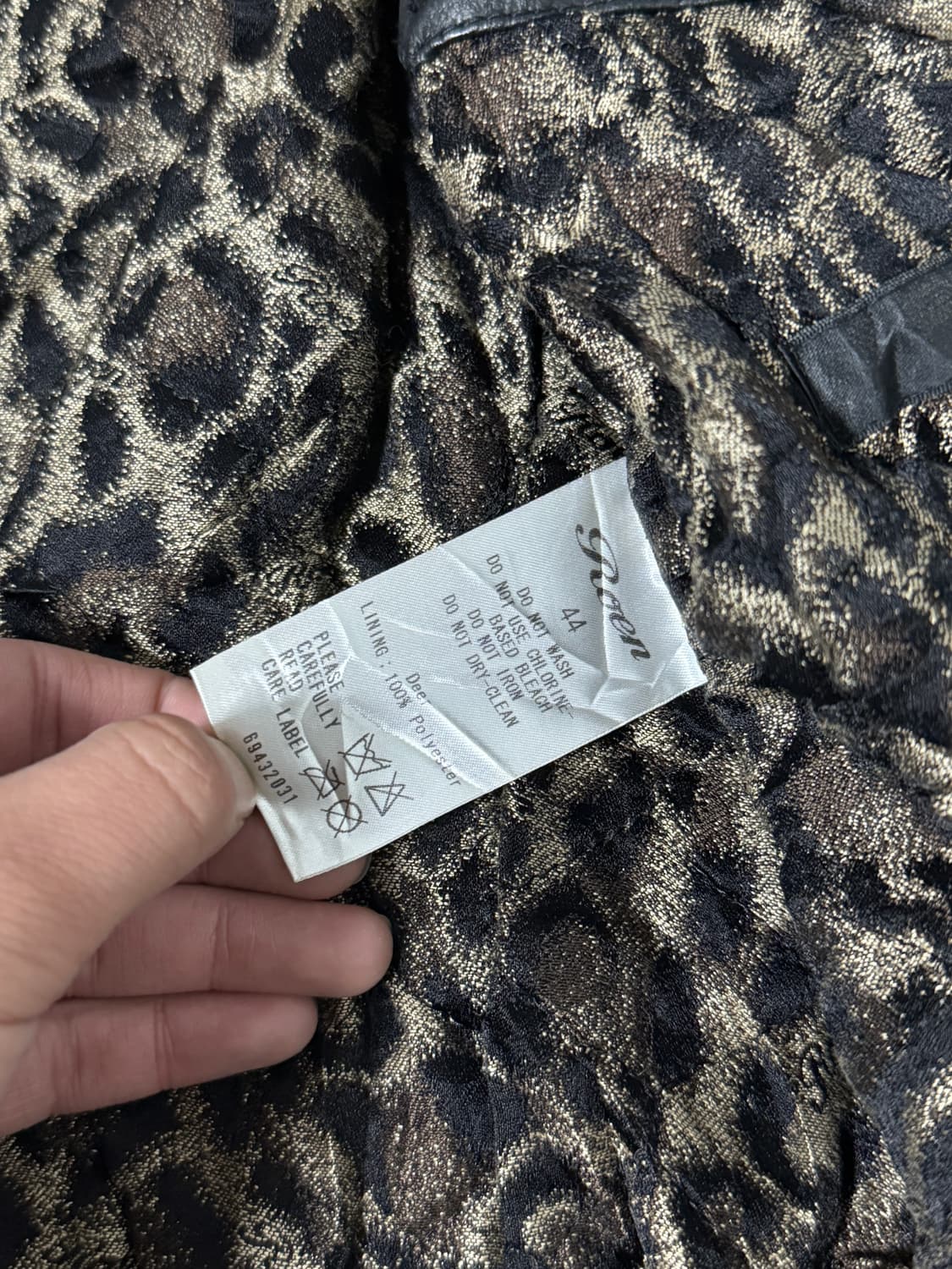 로엔 디어 스킨 스컬 자수 블루종 상품이미지9