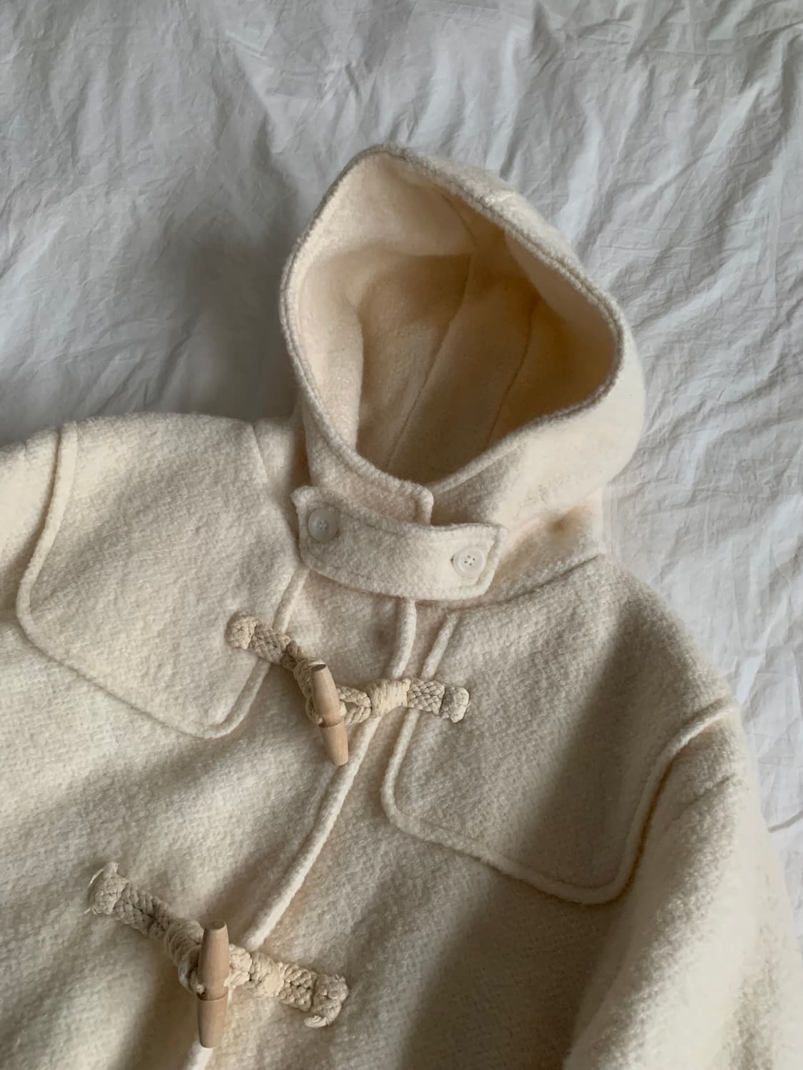 화이트 떡볶이 코트 상품이미지4