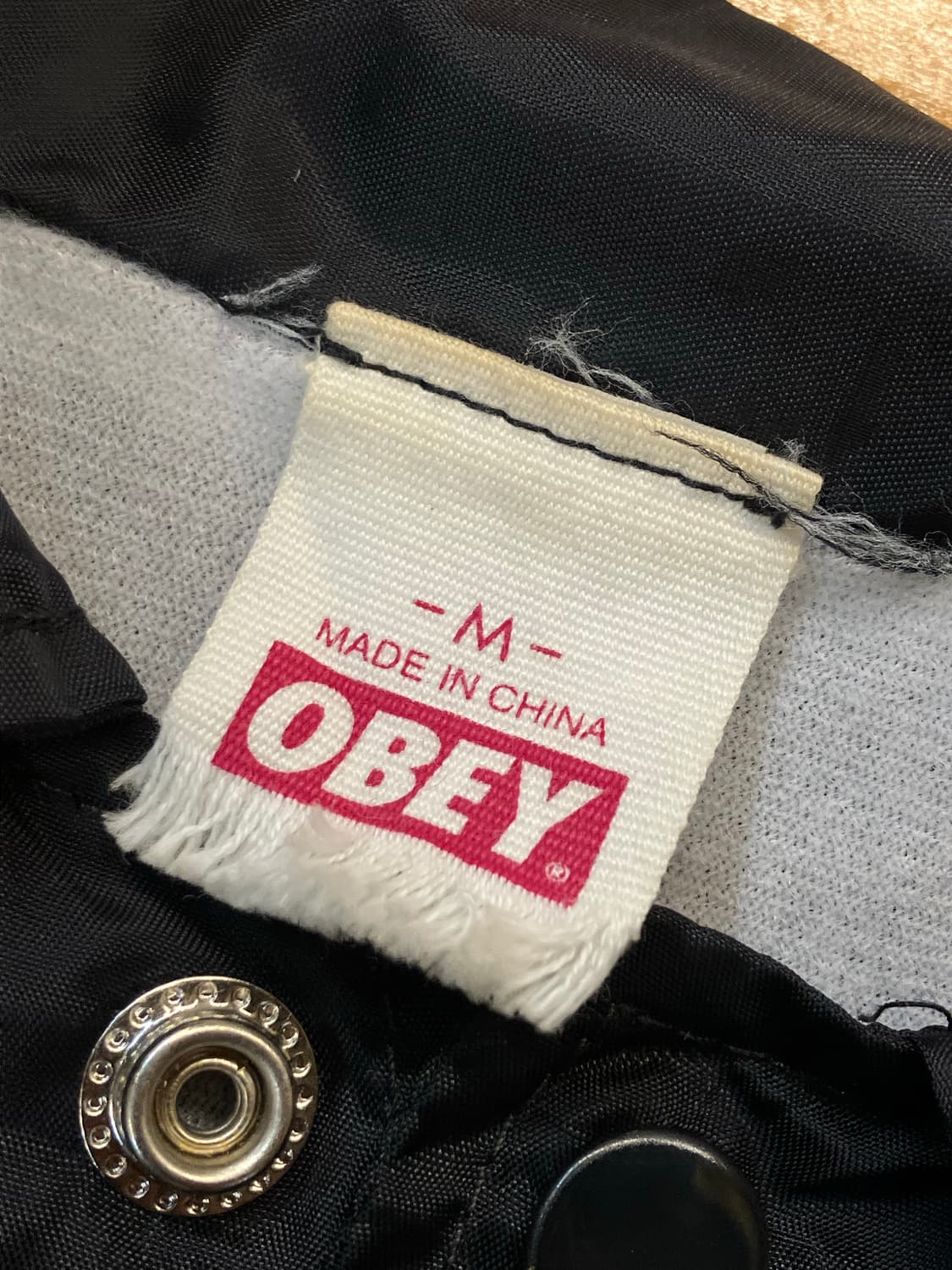 오베이 점퍼 블랙 M  #csz1145 상품이미지5