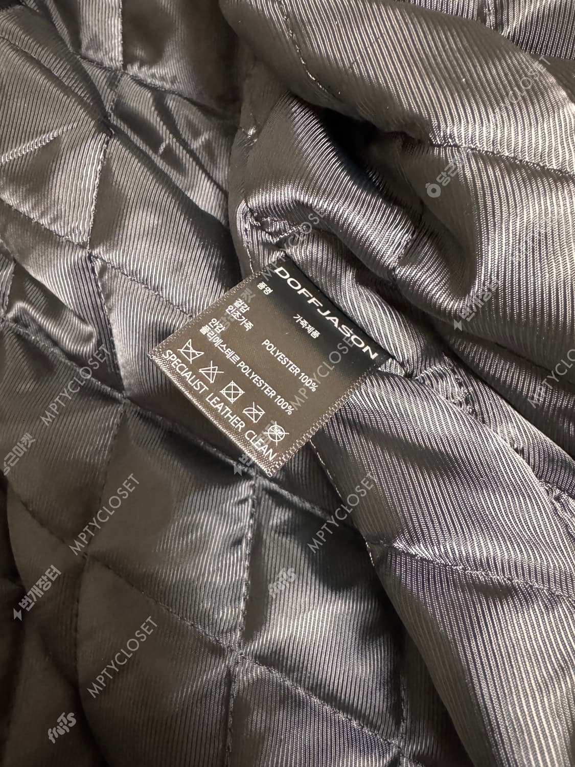 [L] 도프제이슨 25fw 퀼팅 스웨이드 스포츠 자켓 모카 상품이미지9