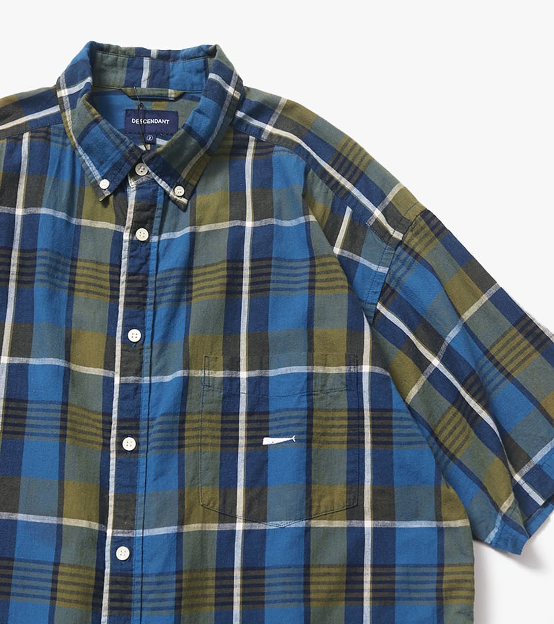 DESCENDANT - HYANNIS B.D SS CHECK SHIRT 상품이미지5
