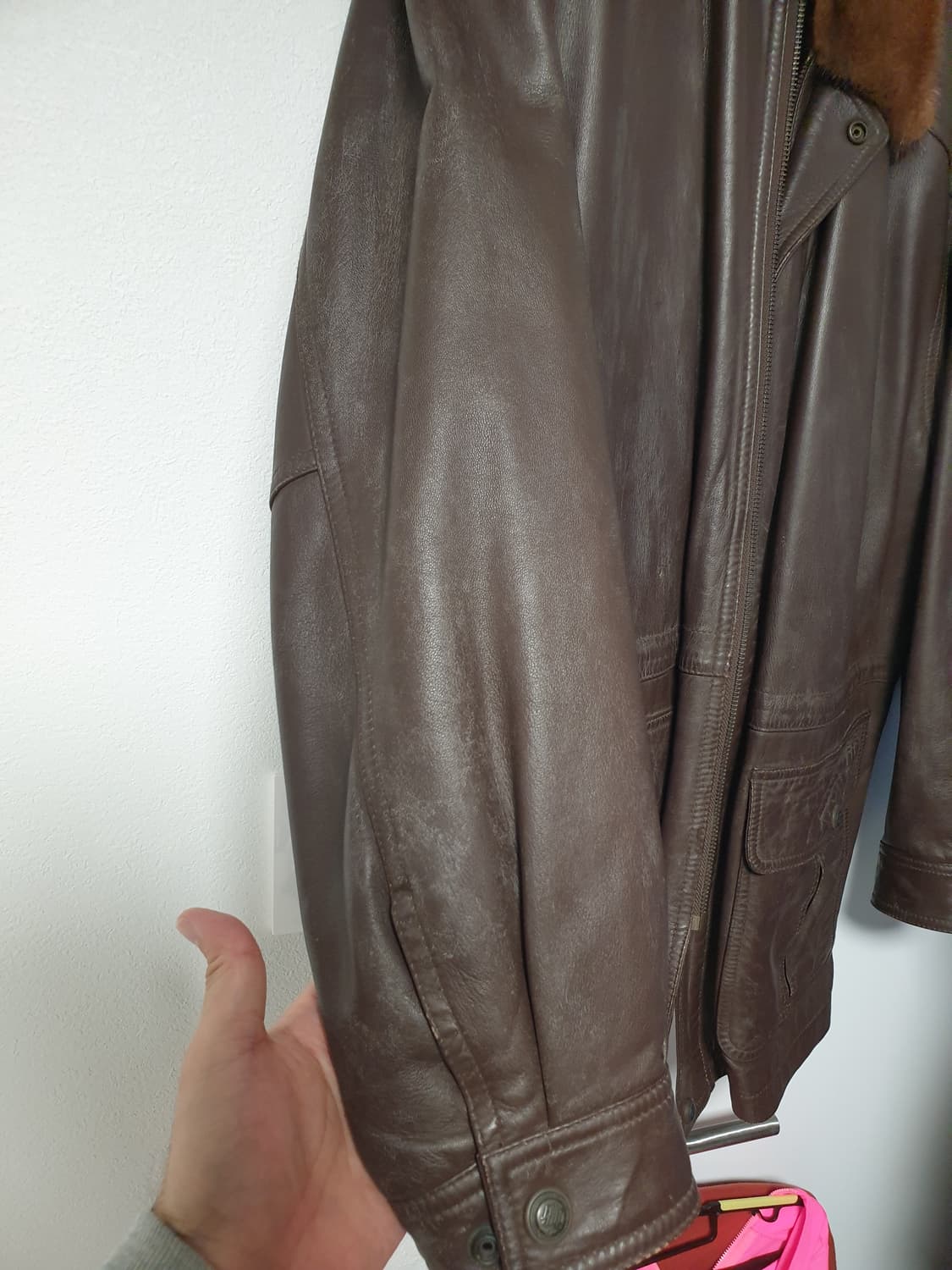 밍크 남성가죽자켓 상품이미지5