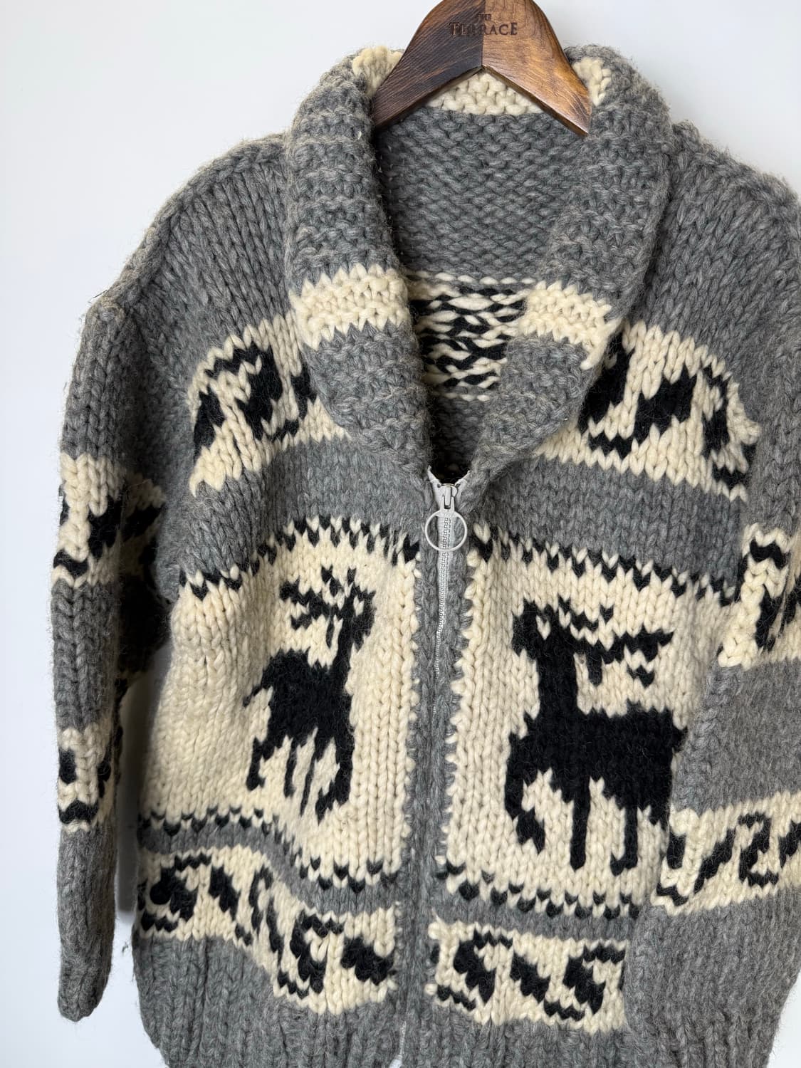 빅사이즈 코위찬 니트 가디건 상품이미지2