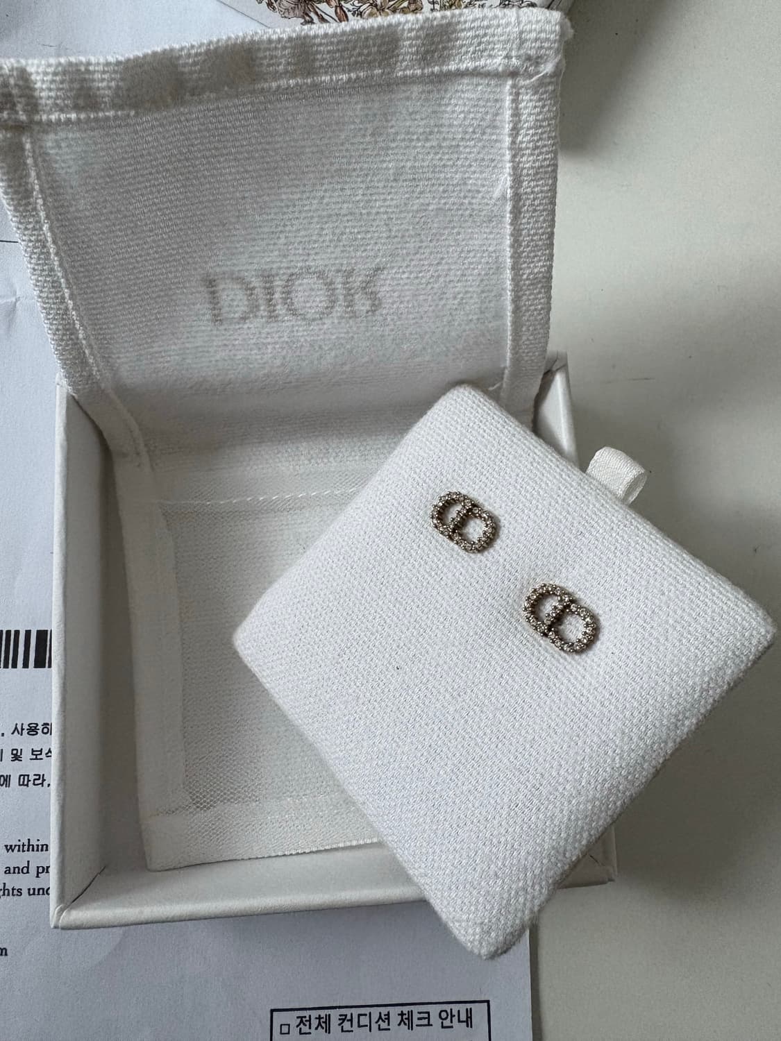 (정품) 디올 클레어 D룬 CD 귀걸이 상품이미지2