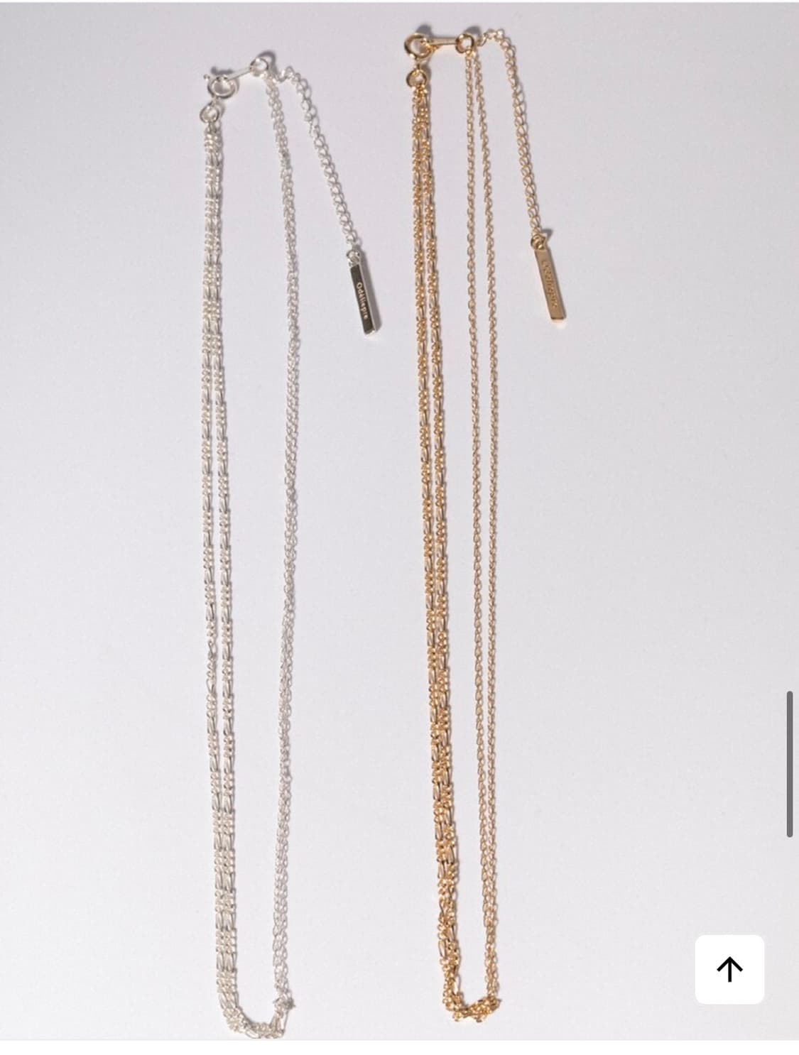 오델리프레 트위드 목걸이 골드색상 925실버 소재 상품이미지1