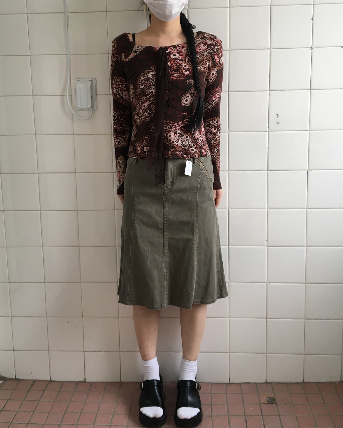 Paisley pattern sleeve 상품이미지5