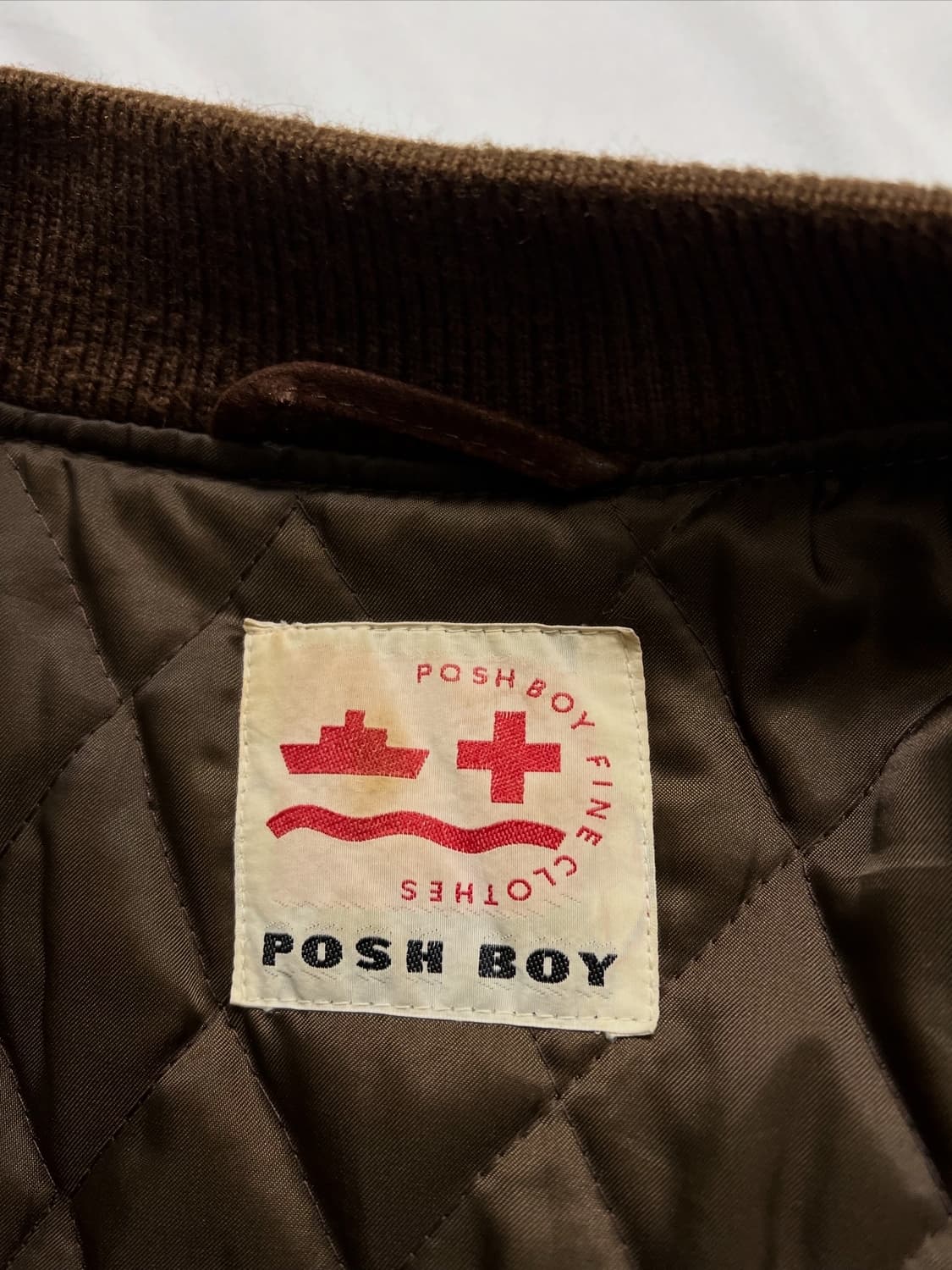 80s 포쉬보이 스웨이드 가죽 자켓 상품이미지5