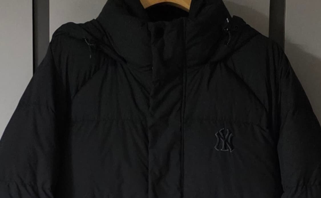 MLB 뉴욕 양키스 빅로고  덕다운 롱패딩. 싸이즈105. 남자 상품이미지2