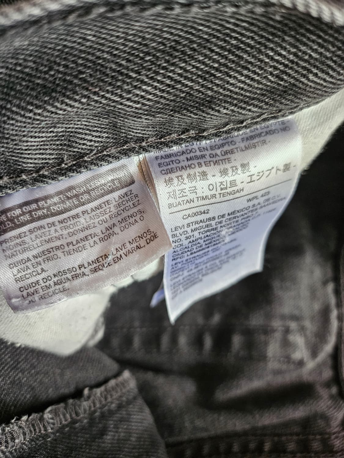 리바이스 흑청517 데님팬츠 상품이미지6