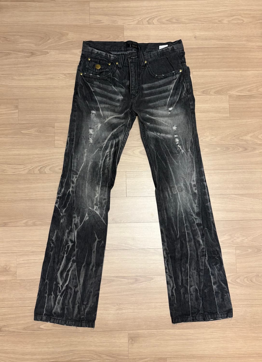 black baccara 블랙바카라 흑청 데님 상품이미지1