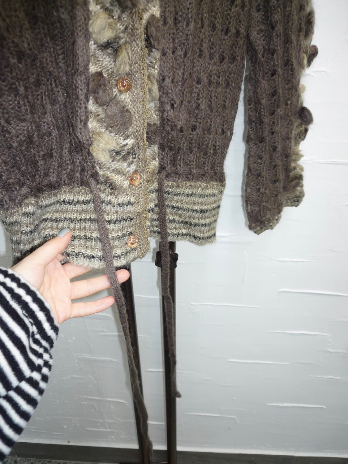 Boho brown cardigan 상품이미지8