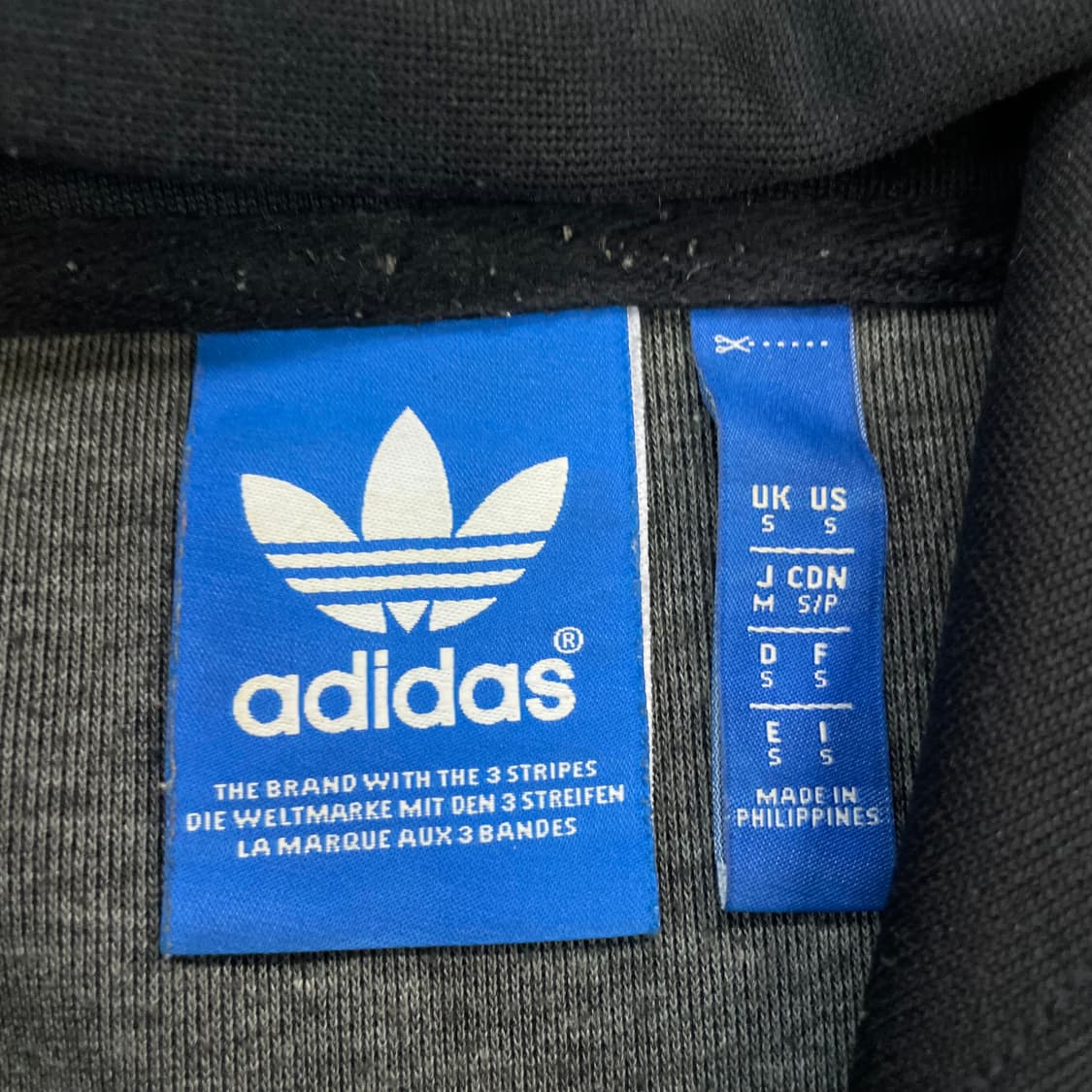 아디다스 트레포일 로고 후드 플락 후드집업 블랙 상품이미지4