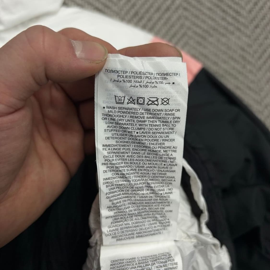 나이키 배색 후드 패딩 v1573 상품이미지8